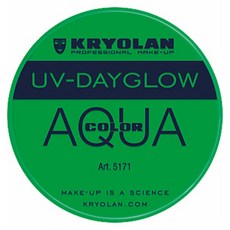 크리오란 아쿠아컬러 UV 데이글로우 페이스 페인팅 8ml, 그린, 1개