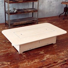 클라우디아 모리스 테이블, 원목색