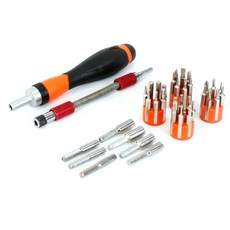 INTOOLS 精密棘輪驅動器靈活套件, 棘輪起子+零件 36入, 1組