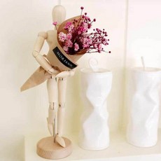 MORIANN 聯合人體模型和迷你花束, 粉色的