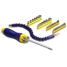 INTOOLS Fresh Driver 靈活套組, 萬向軟軸螺絲起子+零件 43入, 1組