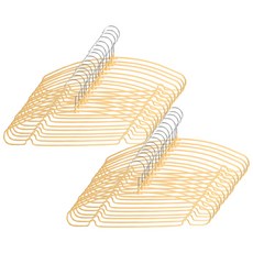 White Rabbit Cotton PVC防滑基本款衣架, 橘色, 30個