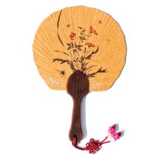 GALLERYUNSU 韓紙草蟲圖扇子 小 罌粟花, 1個
