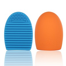 리버그린 에그 브러쉬 세척 빨래판, 블루, 오렌지, 2개