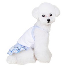 WiNKY NEWYORK 分層禮服狗衣服, 藍色