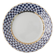 임페리얼포슬린 코발트넷 튤립 케익 플레이트 311-00229, 혼합 색상, 1개