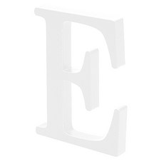 Koo 家居室內裝飾品 壓克力立式字母 02, E (透明)