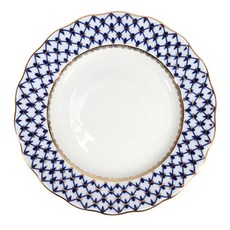 임페리얼포슬린 코발트넷 튤립 스프 플레이트 311-50060, 혼합 색상, 1개