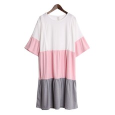 Eomjjang 拚色哺乳連身裙