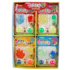 KY I&D 쫀득쫀득 젤리 캐치볼 16p 세트, 랜덤 발송, 1개