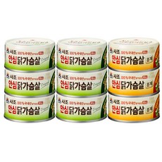 사조해표 안심 닭가슴살135g x 6p + 안심 훈제 닭가슴살 135g x 3p, 1세트