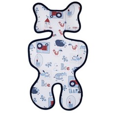 pogmang 3D網眼手推車椅墊, 動物農場款, 1個