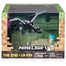 마인크래프트 스티브 vs 드래곤 세트 피규어, 1개