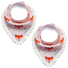 Little Tots 印花圍兜2入組