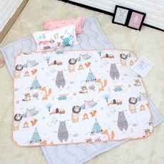 design&Story 防蟎露營午睡被, 橘色