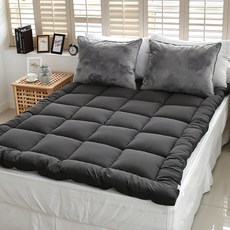 BLEDIK HOME Allergy-care超細纖維軟床墊, 深灰色