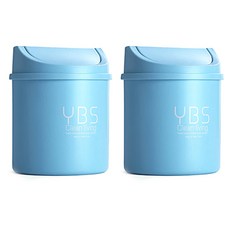 River Green 桌上型迷你垃圾桶 S, 藍色, 2個