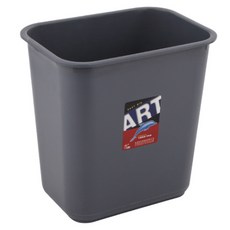 River Green Square 15L 開放式垃圾桶, 灰色, 1個