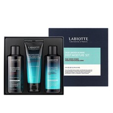 LABIOTTE Dear Linden Homme 深層保濕套組, 柔順劑 130ml + 乳液 130ml + 潔面泡沫 100ml, 1組