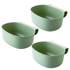 River Green 彩色懸掛式垃圾桶, 綠色, 3入