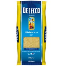 데체코 알파베토 파스타, 500g, 1개