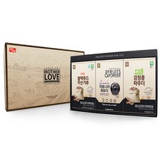 엄마사랑 선물세트 미숫가루 200g + 아로니아 파우더 150g + 검정콩 파우더 200g, 1세트