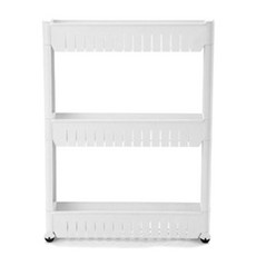 inbloom 超薄儲物架組織者, 3層白色, 1個