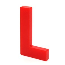 홈 인테리어 소품 아크릴 스텐딩 이니셜 01, L (레드)