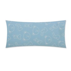 이코니하우스 허니돌 등쿠션 솜포함, 블루