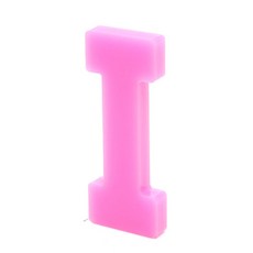 홈 인테리어 소품 아크릴 스텐딩 이니셜 01, I (핑크)