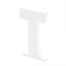 홈 인테리어 소품 아크릴 스텐딩 이니셜 01, T (투명)