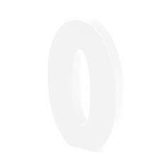 홈 인테리어 소품 아크릴 스텐딩 이니셜 01, O (투명)