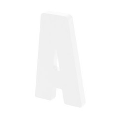 홈 인테리어 소품 아크릴 스텐딩 이니셜 01, A (투명)