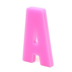 홈 인테리어 소품 아크릴 스텐딩 이니셜 01, A (핑크)