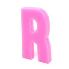 홈 인테리어 소품 아크릴 스텐딩 이니셜 01, R (핑크)