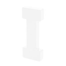 홈 인테리어 소품 아크릴 스텐딩 이니셜 01, I (투명)