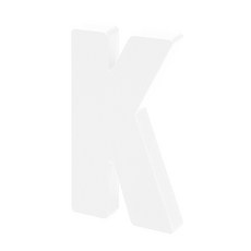 홈 인테리어 소품 아크릴 스텐딩 이니셜 01, K (투명)