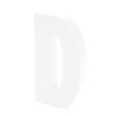 홈 인테리어 소품 아크릴 스텐딩 이니셜 01, D (투명)