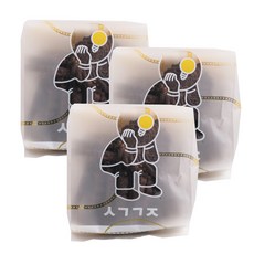 생각과자 흑땅콩쿠키, 100g, 3개