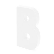 홈 인테리어 소품 아크릴 스텐딩 이니셜 01, B (투명)