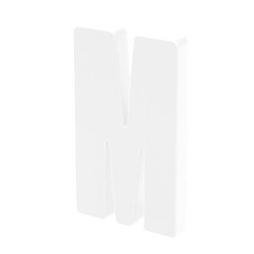 홈 인테리어 소품 아크릴 스텐딩 이니셜 01, M (투명)