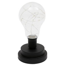 roomnhome 透明LED照明燈 S號, 黑色