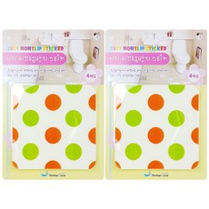 Uil簡易水滴防滑貼 4入, 2件