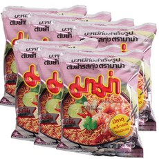 마마 인스턴트 누들 쉬림 톰냠 플레이버 55 g, 7개