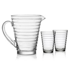 이딸라 아이노 알토 물병 세트 A, 투명, 1개