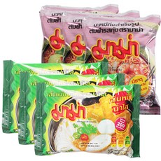 마마 인스턴트 누들 쉬림 톰냠 플레이버 3p + 라이스 버미셀리 클리어수프 3p, 1세트