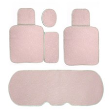 DMS 미미곰 뒷좌석 시트커버, 핑크, 1개