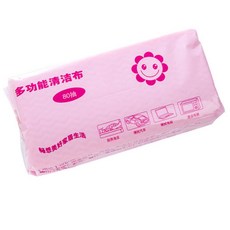 비케이 뽑아쓰는 마른 행주 핑크, 80개입, 1개