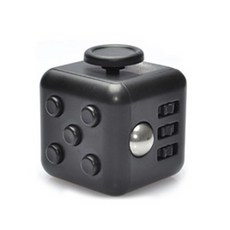 EDISON CUBE GS Fidget Cube Q1 玩具, 黑色的