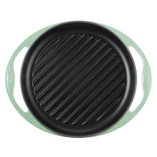 르크루제 원형 주물 그릴 쿨민트, 1개, 25cm